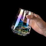 Creative Diamond Glass Mugs Whisky Glass Geometric Octagonal Wine Glass Drinking Glasses Coffee Mugs Juice Cup Beer Glass