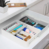 Expandable Kitchen Cutlery Tray Organizer Drawer Store for Spoon Knife Fork Utensils Storage Compartment