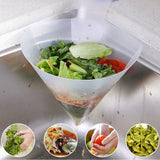 Kitchen Suction Sink Reusable Auto Strainer Food Leftover Soup Garbage Filter Foldable Sieve