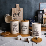3 pcs Coffee bean cans, rice noodles, sealed cans, moisture-proof tea cans, household simple and creative milk tea storage tanks, storage tanks