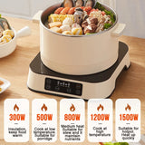 [ 2.5L ] 1500W Multifunction Electric Kitchen Cooking Smart Cooker Hotpot