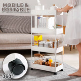 [ 4 LAYER ] Household Storage Multilayer Portable Shelf Rack