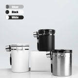 Kitchen accessories coffee bean container with exhaust valve tea storage tank kitchen storage container