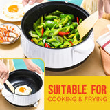 [ 3.2L / 4.1L ] Multifunctional Non Stick Electric Cooking & Steaming Pot [ 26CM / 28CM ]