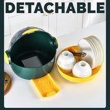 Capsule Dishrack Storage for Plates Bowl & Utensils