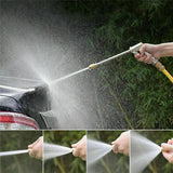 High Pressure Water Spray Rotating Adjustable Sprayer Metal Brass Nozzle Garden Hose Pipe Lawn Car Wash Auto Accessories Family car wash garden watering essential