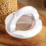 High borosilicate airtight jar transparent glass bottle kitchen storage tank milk powder tank miscellaneous grains tank