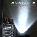 BAOFENG BF-888S Wireless Walkie Talkie 16-Channel 2 Way Radio with LED Light [ 2pcs ]