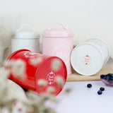 1L candy storage tank dining table kitchen container food tea coffee sugar honey metal box with lid
