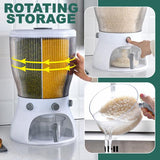 [ 10L ] 4 IN 1 Multifunction Dried Food Rice Grain Compartment Storage Food Dispenser