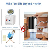 ABS Electric Water Dispenser Pump Smart Rechargeable USB Charging Automatic Drinking Water Bottle Pump