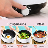 [ 3.2L / 4.1L ] Multifunctional Non Stick Electric Cooking & Steaming Pot [ 26CM / 28CM ]