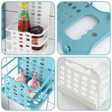 [ 2 LAYER ] Double Decker Foldable Wall Mounted Basket Storage Rack