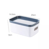 Kitchen Storage Box with Lid Makeup Organizer-20x14.5x9 cm
