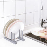 Kitchen Mini Portable Plastic  Dish Drainer Simple Organizer Rack