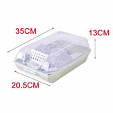 Home Storage Stackable Dustproof Transparent Shoe Box [ 1 Box ]