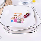 Ceramic Family Plateware Dish Serveware [ Square / Oblong Plate ]
