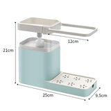 Household Dishwashing Soap Liquid Press Dispenser Storage