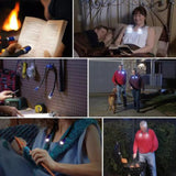 1PC Flexible Handsfree LED Neck Light Book Reading Lamp Night Flashlight Camping Light
