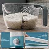 [ 10KG Storage ] Kitchen Household Rice Cereal Storage Sealed Container Dispenser