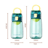 Portable water bottle simple plastic cup anti-fall cup summer casual sports water cup