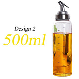 Kitchen Oil & Seasoning Leak Proof Thick Glass Oiler Bottle Dispenser with Nozzle Mouth Piece [ 150ml / 180ml / 250ml / 500ml ]