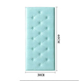3D PE Soft Sponge Wall Cushion Self Adhesive Sticker [ 30CM x 60CM x 12MM ] [ 1pc ]