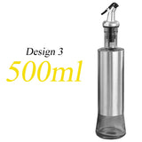 Kitchen Oil & Seasoning Leak Proof Thick Glass Oiler Bottle Dispenser with Nozzle Mouth Piece [ 150ml / 180ml / 250ml / 500ml ]