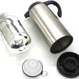 [ 1.6L ] Thermal Stainless Steel Insulation Drinking Vacuum Kettle Flask Pot with Glass Inner Bile