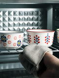 Hand-painted ceramic baking bowl、Small dessert bowl