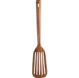 Teak spatula, extended handle, high temperature resistance, dish spatula