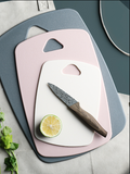 PP plastic cutting board set of three home fruit bread board moldproof wall hanging small kitchen chopping board