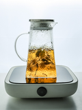 Hammer glass cold kettle thickened heat - resistant explosion - proof cold water juice pot capacity of one pot two cups bubble teapot