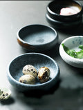 Japanese ceramic saucer hot pot seasoning dipping dish saucer small taste saucer vinegar soy sauce saucer snack saucer