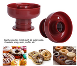 5PCS Mini Donut Molds Pan, DIY Doughnut Cake Cookies Resin Art Bread Cutter Maker Mold Kitchen Baking Tool