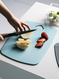 PP plastic cutting board set of three home fruit bread board moldproof wall hanging small kitchen chopping board