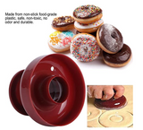5PCS Mini Donut Molds Pan, DIY Doughnut Cake Cookies Resin Art Bread Cutter Maker Mold Kitchen Baking Tool