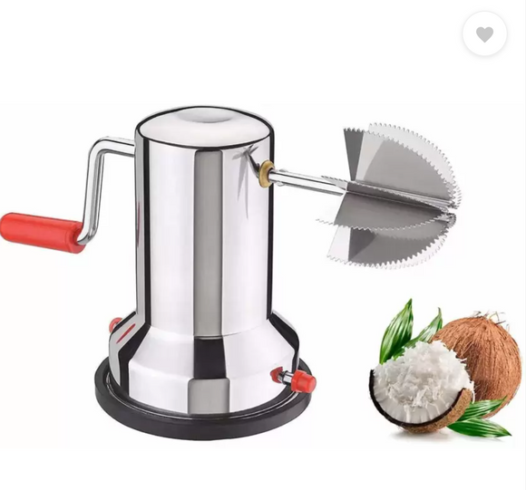 1 PC Stainless Steel Coconut Scraper Grater, Coconut Grater Machine, Coconut Crusher Manual Hand Roller, Coconut Chopper for Kitchen, Coconut Scrapper Tool