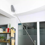 Extendable Feather Duster With Telescopic Pole Stainless Steel Microfiber Duster For Cleaning Cobweb Cars Home Cleaner