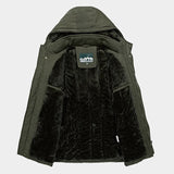 Brand Winter Jacket Men 2020 Thick Warm Mens Parkas Windbreaker Hooded Coat Male Outwear Wool Liner Multi-pocket Jackets M-5XL