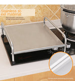 1PC Stainless steel kitchen shelf domestic electromagnetic stove bracket gas stove shelf cover cover base frame