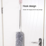 Extendable Feather Duster With Telescopic Pole Stainless Steel Microfiber Duster For Cleaning Cobweb Cars Home Cleaner
