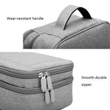 Handle Travel Electronic Accessories Multipurpose Organizer Storage Bag Case for Power Bank, Hard Drive, Smart Phone, Charger