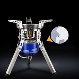 Portable Outdoor Hiking Strong Power 3800W/6800W Propane Camping Gas Stove Burner for Cooking