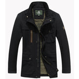 Plus Size 5XL Brand Military Jacket Men Outwear Windbreaker Army Mens Jackets and Coats Cotton Multi-pockets Jaqueta masculina