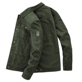 Plus Size 7XL 8XL Military Jacket Men Quality Cotton Spring Autumn Mens Jackets Multi-pockets Casual Coats Male Chaquetas Hombre