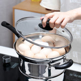 22CM Multifunctional Stainless Steel Cooking Pot Set