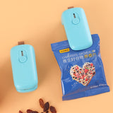 Mini portable magnetic hand pressure sealed plastic bag sealer