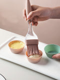 Nordic cartoon silicone baking tools and accessories kitchen household high temperature resistant scraper scraper oil brush whisk set