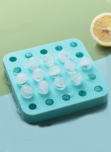 Silicone& ice ball mold& 25 holes& ice tray& ice pellet box& kitchen supplies